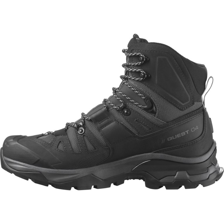 Botas Caminhada Salomon Quest 4 GTX Masculino Pretas | PT M02356